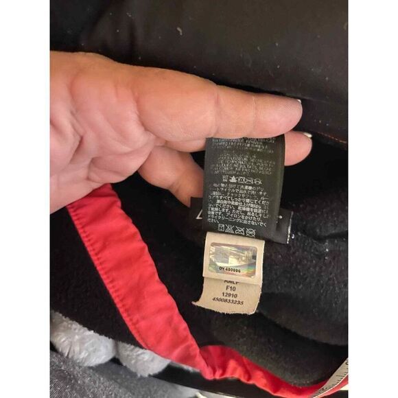 The north face jacket/coat denali euc sz Medium/M black pink fleece - Picture 5 of 9